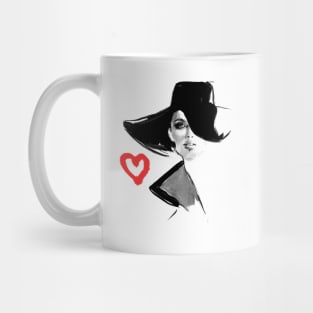 Fashionable woman Mug